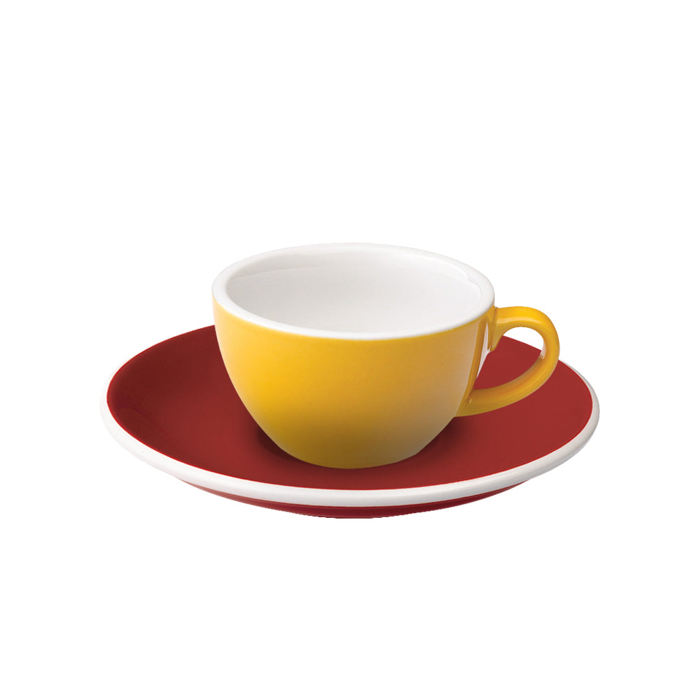 Loveramics Egg Flat White Cup (150ml) and Saucer (14.5cm) Set