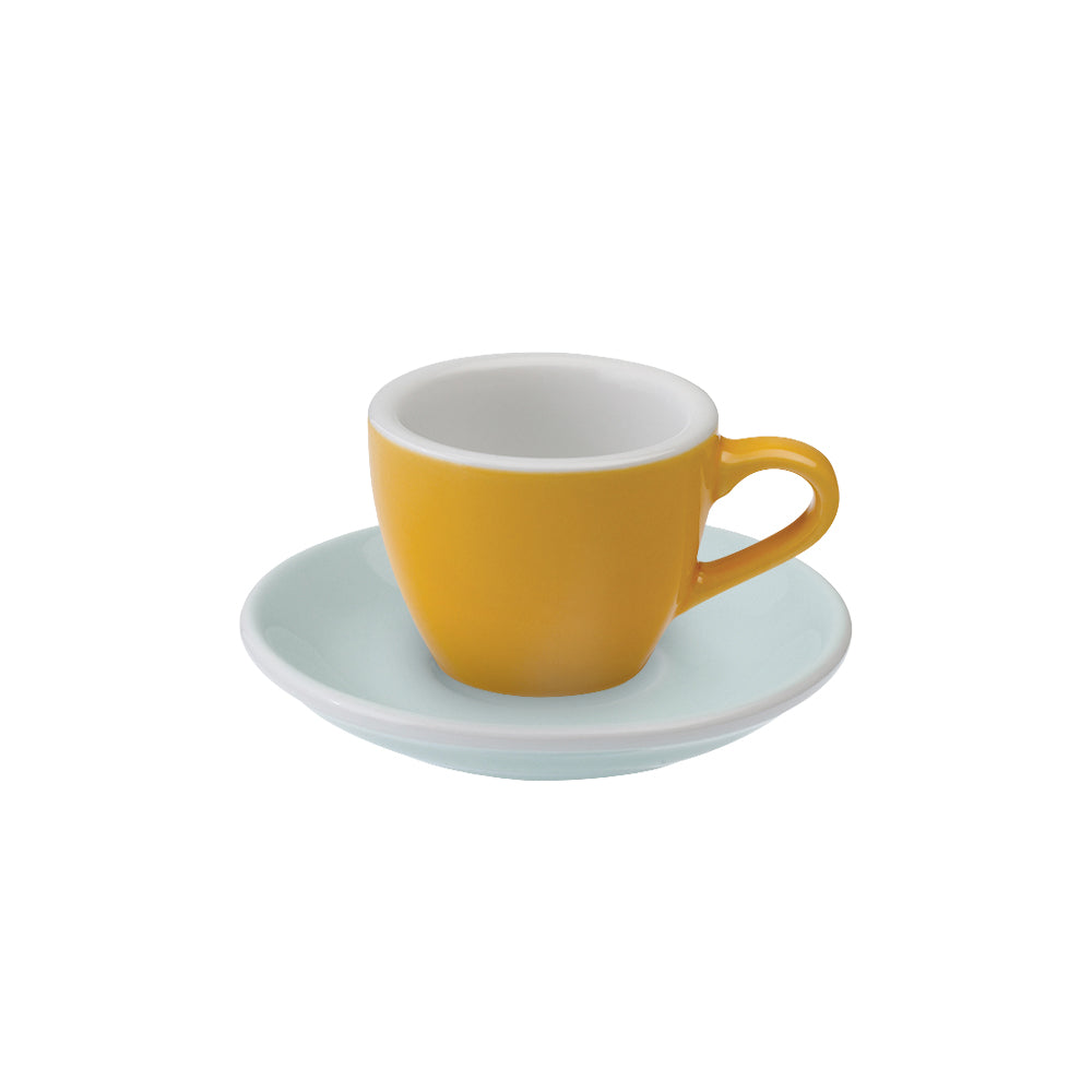 Loveramics Egg Espresso Cup (80ml) and Saucer (11.5cm) Set