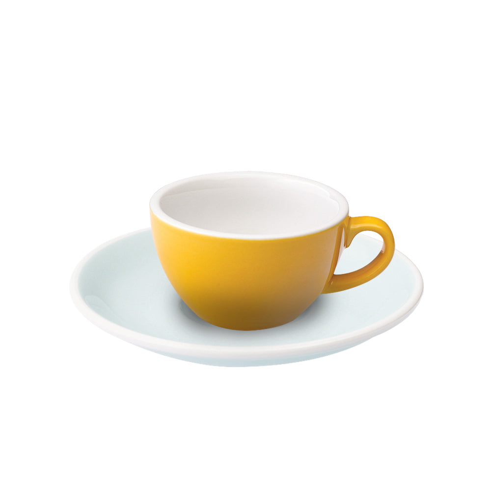 Loveramics Egg Flat White Cup (150ml) and Saucer (14.5cm) Set