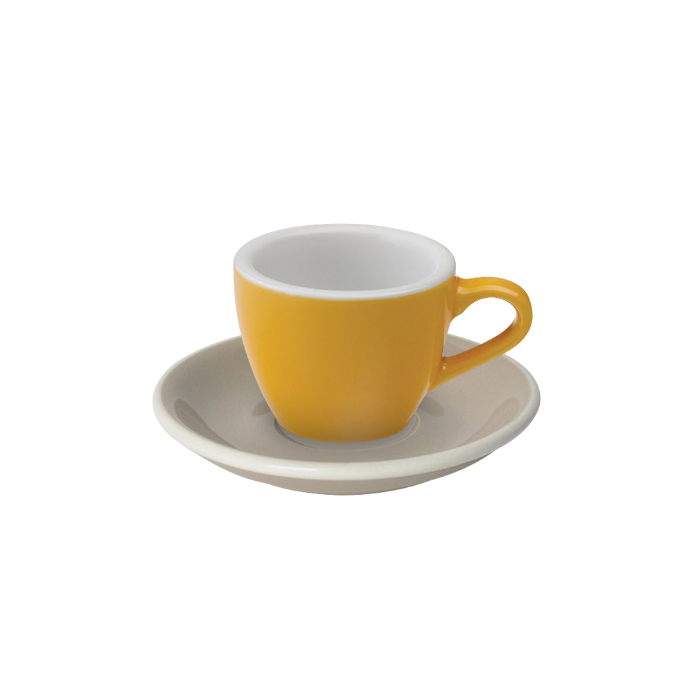 Loveramics Egg Espresso Cup (80ml) and Saucer (11.5cm) Set