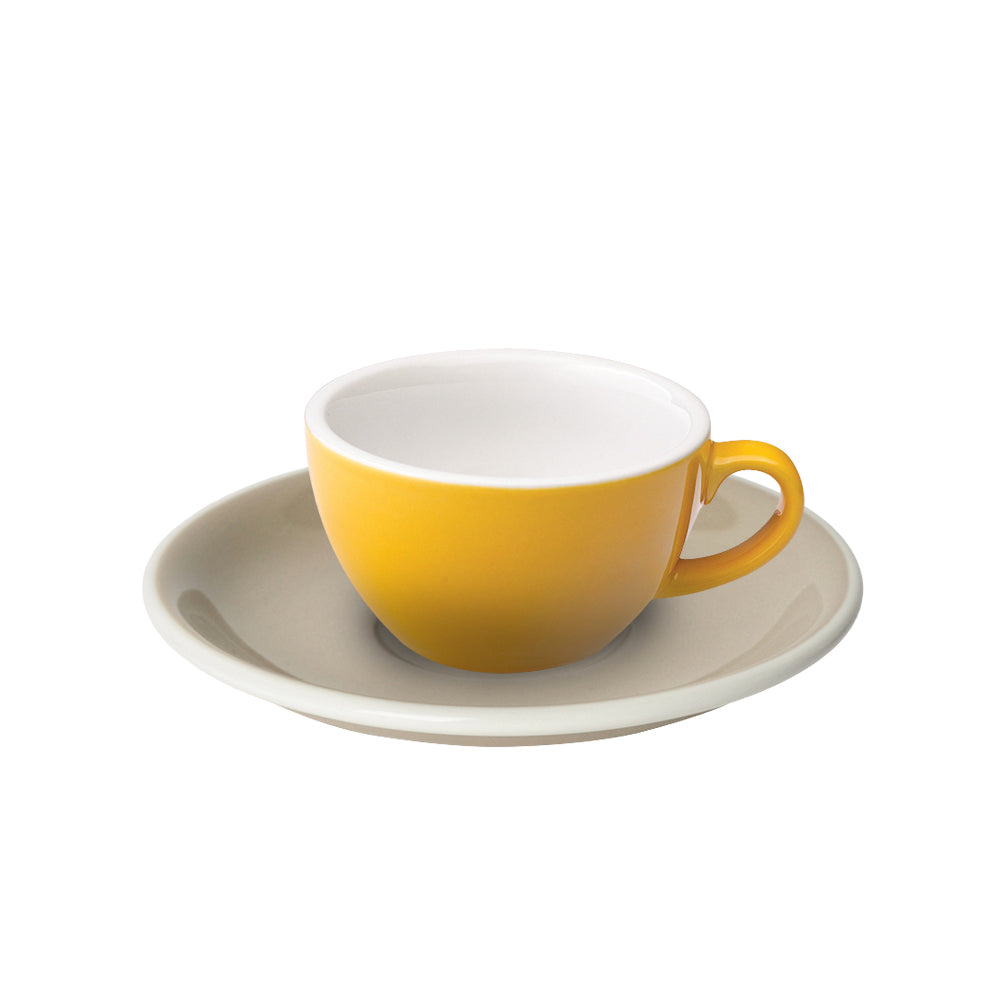 Loveramics Egg Flat White Cup (150ml) and Saucer (14.5cm) Set