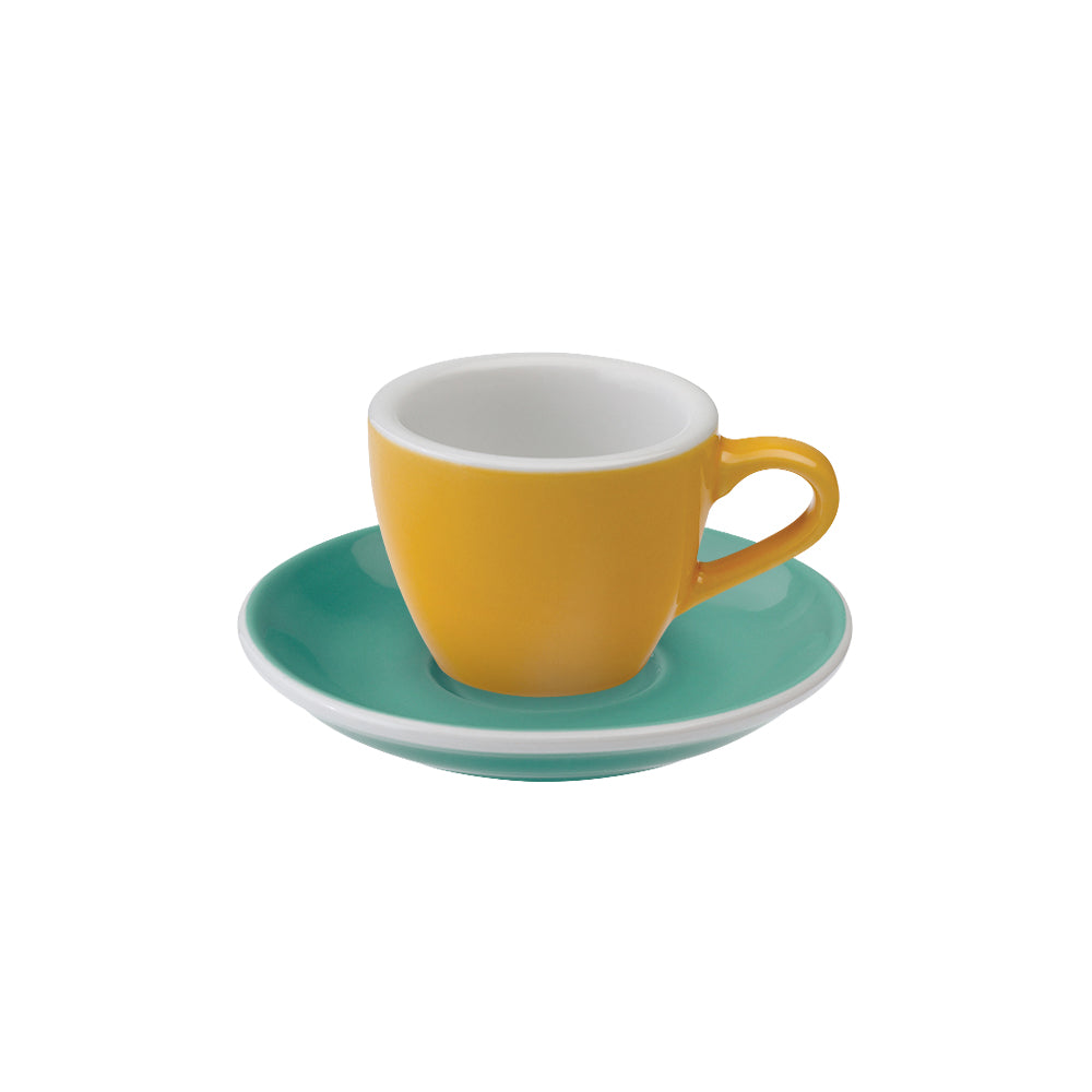 Loveramics Egg Espresso Cup (80ml) and Saucer (11.5cm) Set