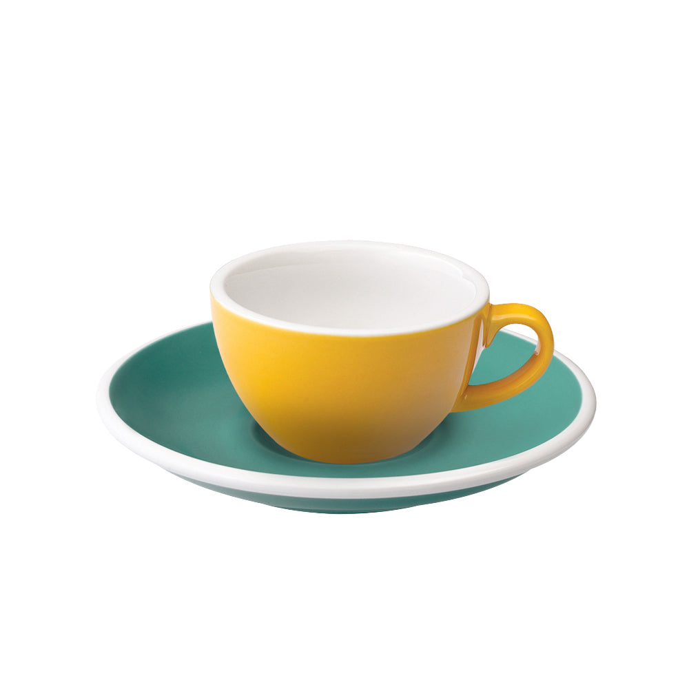 Loveramics Egg Flat White Cup (150ml) and Saucer (14.5cm) Set