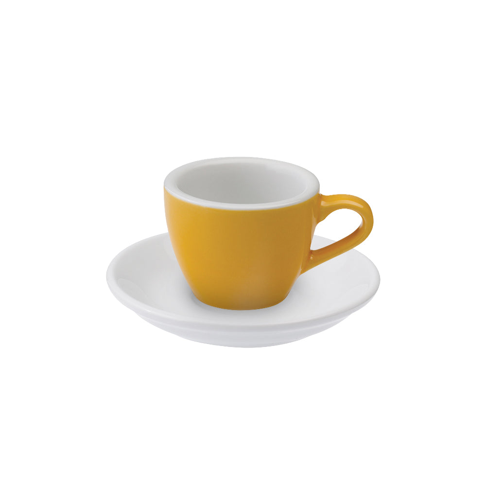 Loveramics Egg Espresso Cup (80ml) and Saucer (11.5cm) Set