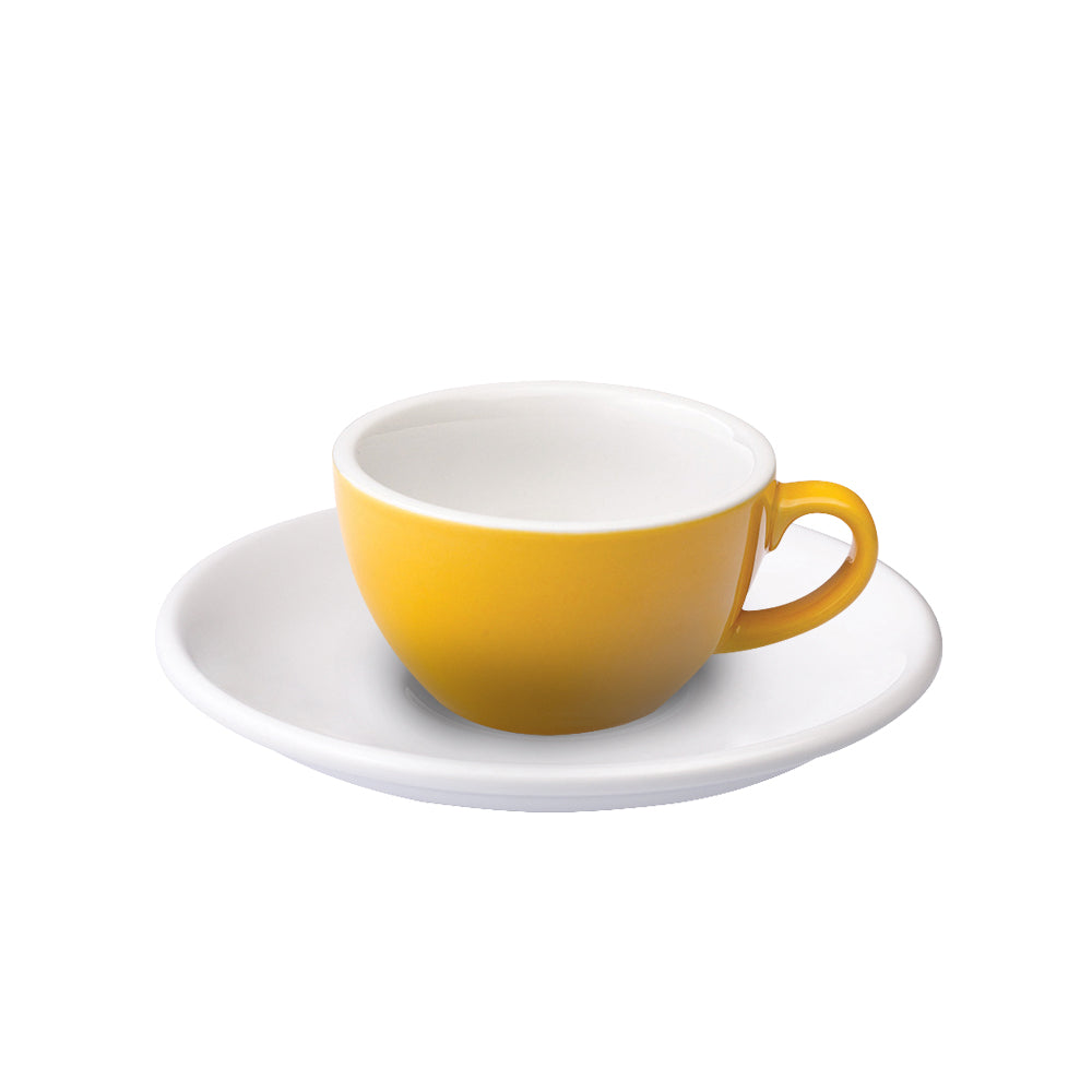 Loveramics Egg Flat White Cup (150ml) and Saucer (14.5cm) Set
