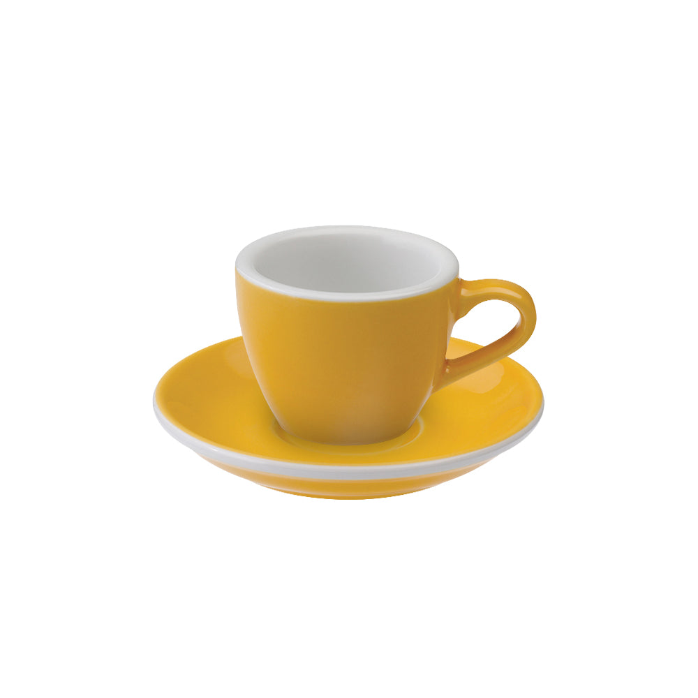 Loveramics Egg Espresso Cup (80ml) and Saucer (11.5cm) Set