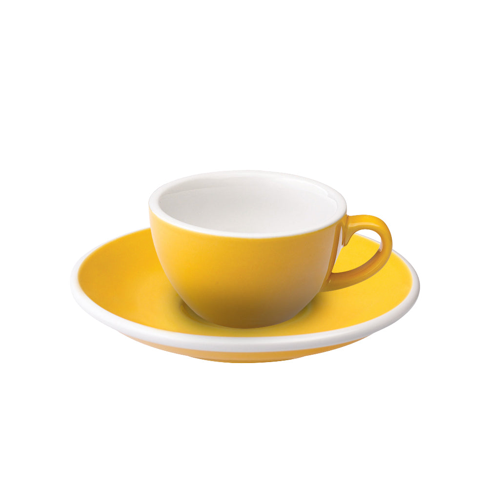Loveramics Egg Flat White Cup (150ml) and Saucer (14.5cm) Set