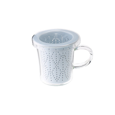 Weave Mug with Porcelain Infuser Indigo