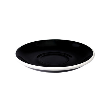 Loveramics Egg Cappucino / Flat White Saucer (Black) 14.5cm