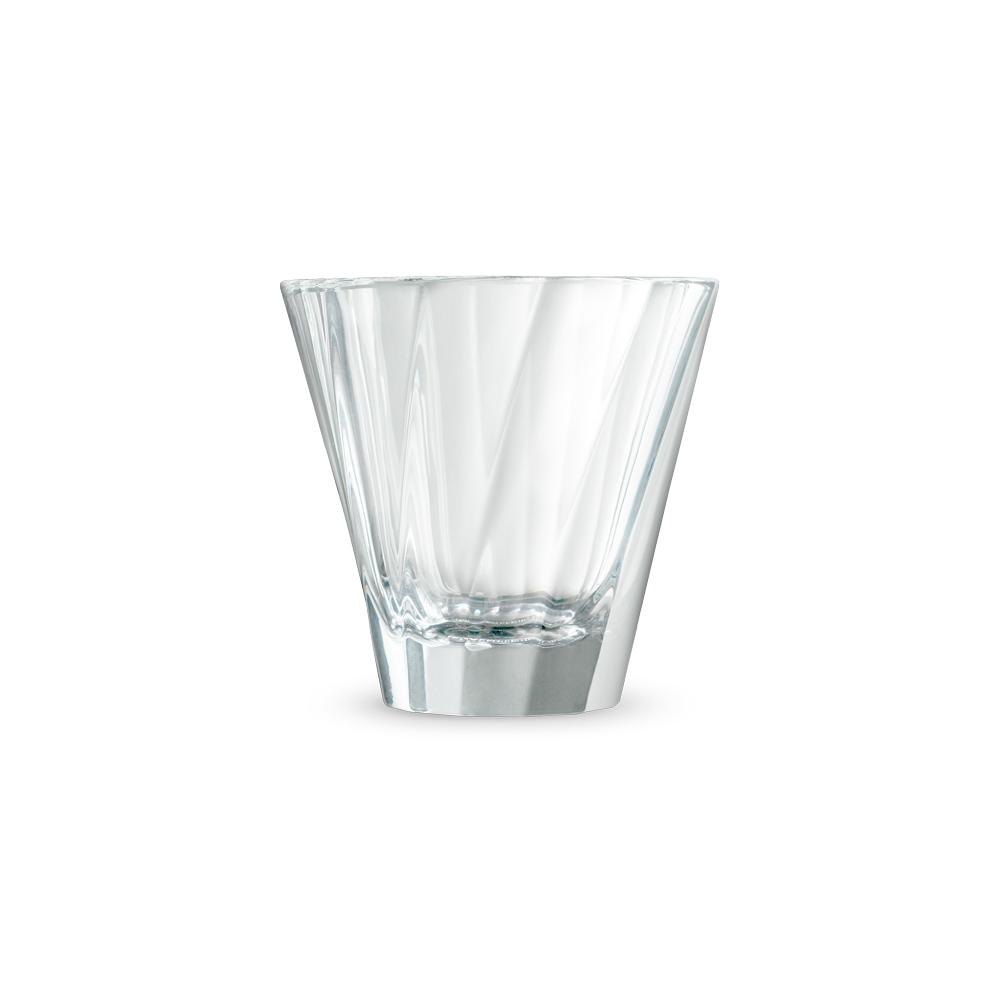 Loveramics Urban Glass Twisted Cappuccino Glass 180ml (Clear)