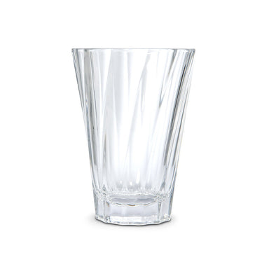 Loveramics Urban Glass Twisted Latte Glass 360ml (Clear)