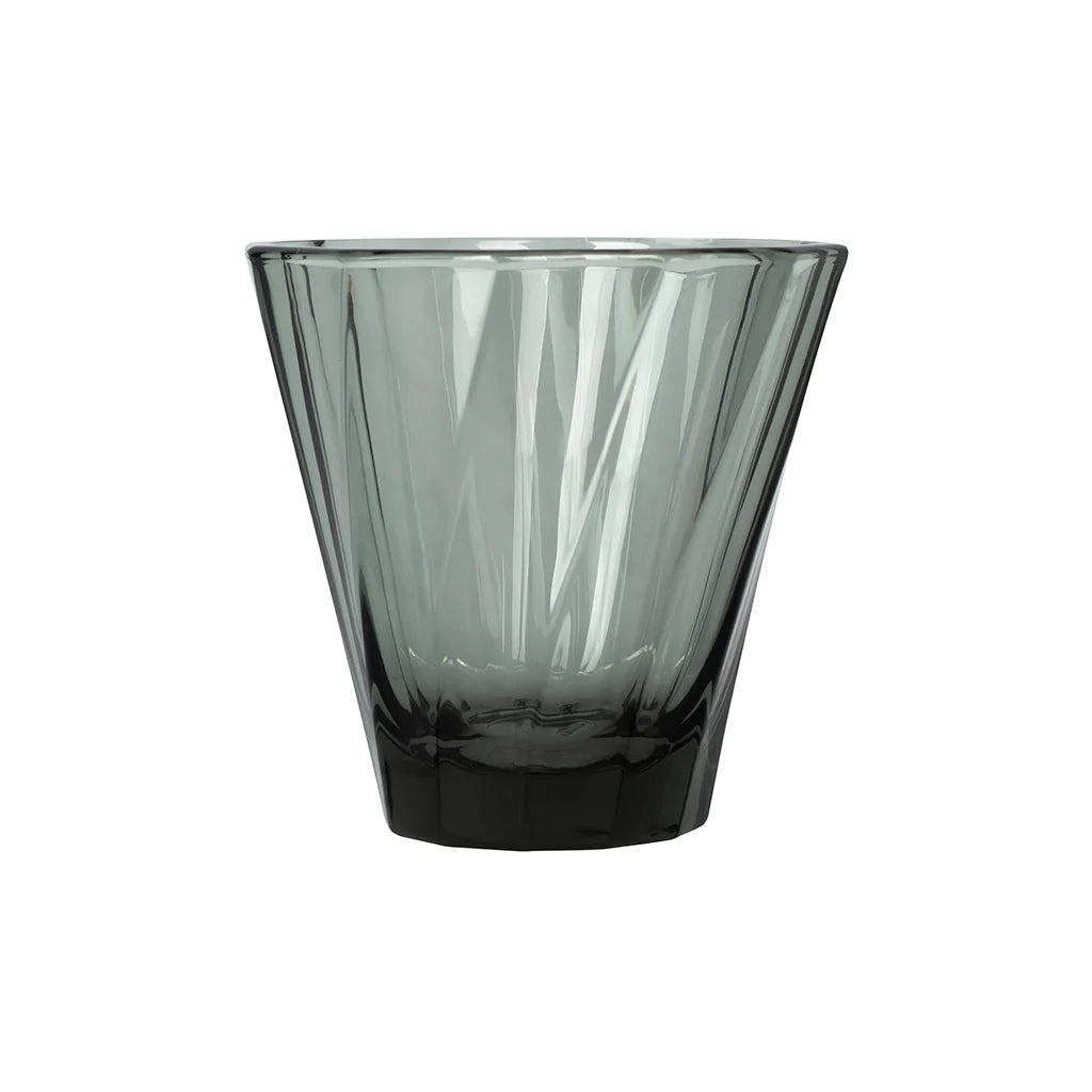 Loveramics Urban Glass Twisted Cappuccino Glass 180ml (Black)