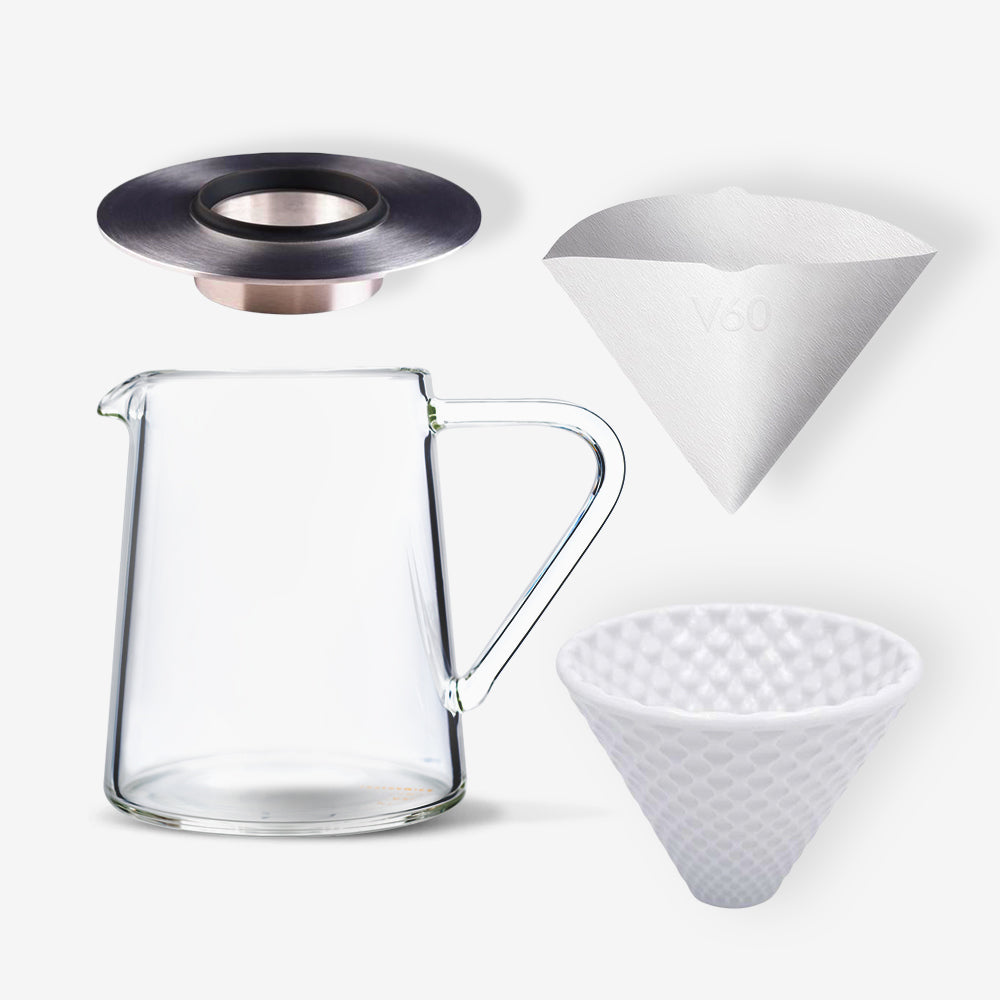 The Loveramics Strong Coffee Dripper Collection (White)